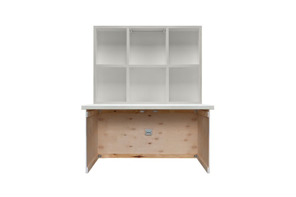 Vakkenkast Easy white/Oak - Afbeelding 2