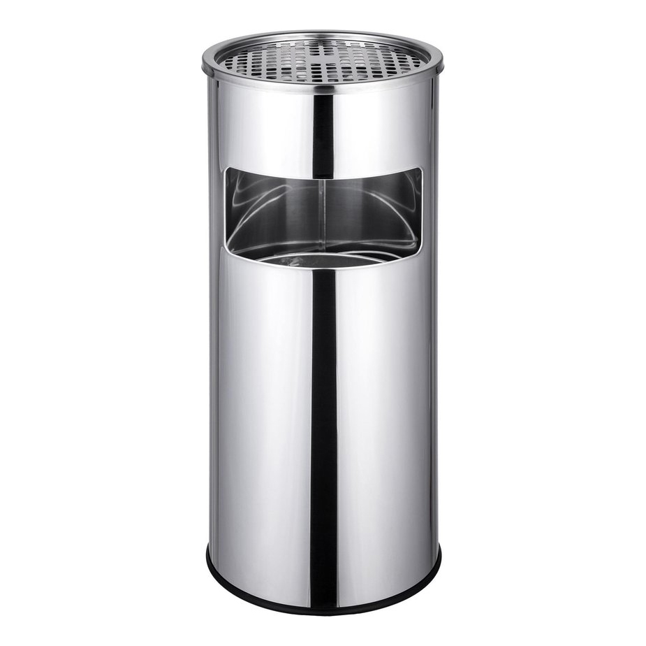 Staande asbak chrome