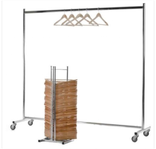 Garderoberekken 50 jassen incl hangers