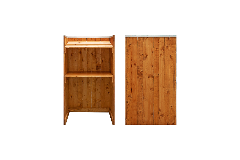 Sprekersstoel natural wood