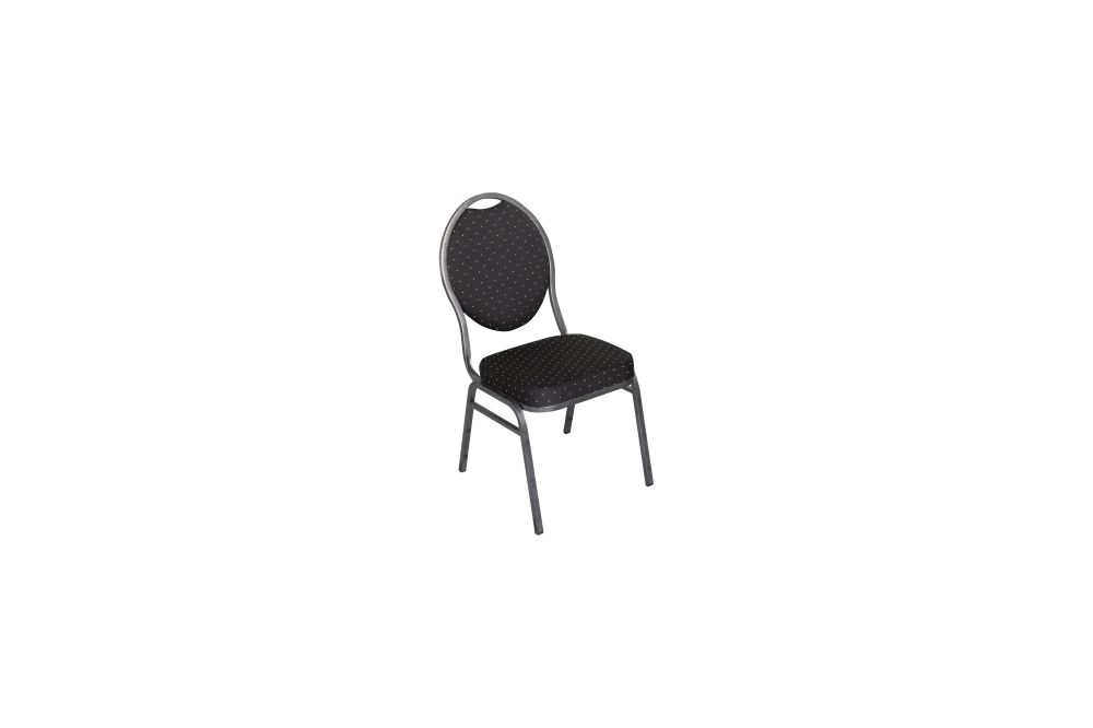 Luxe stoel zwart (stackchair) - Afbeelding 2