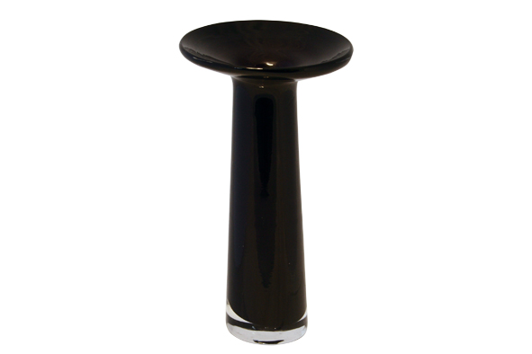 Bloemvaasje zwart 1 bloem