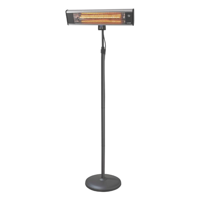 Elektrische Terrasverwarner op statief 1800 w