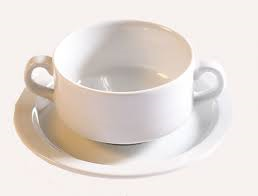 Soepkop basic  met schotel