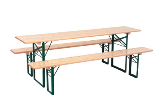 Tafelset 110x50 cm incl 2 banken