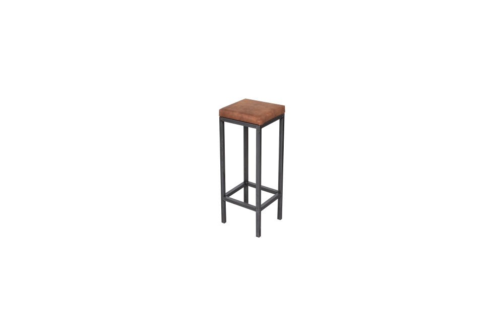 Barkruk Steel&Wood Cognac