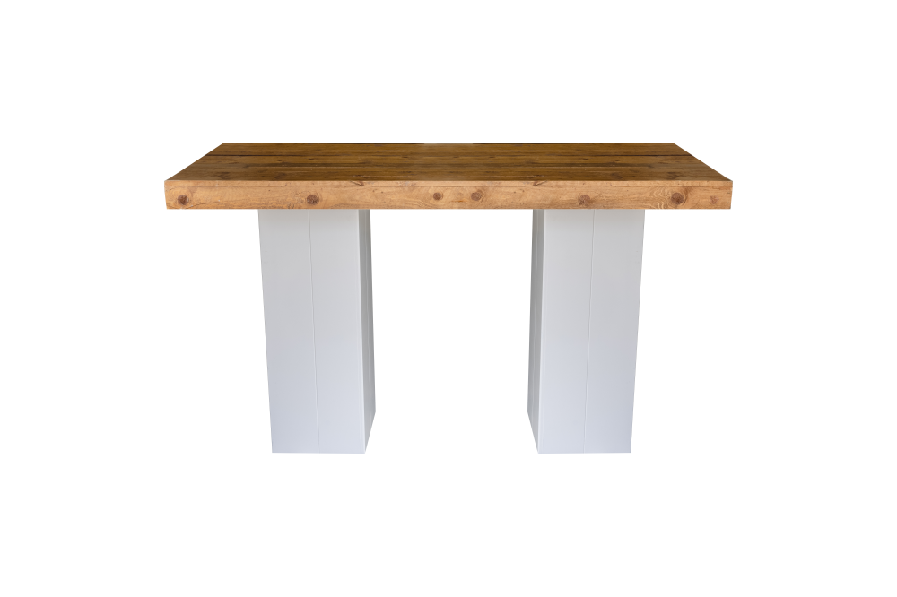 Statafel Natural wood-Easy white 180x80 cm