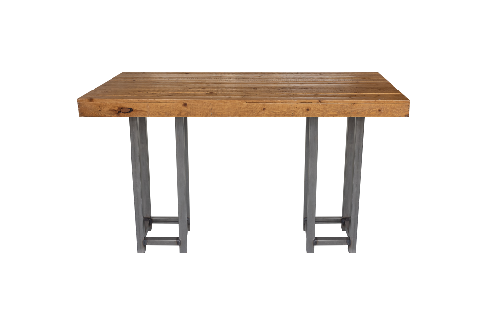 Statafel Natural wood-Steel 80x180 cm