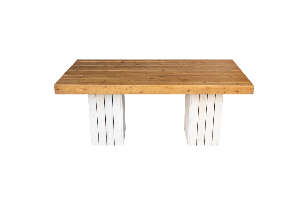 Tafel Natural wood mixed 180x80 cm