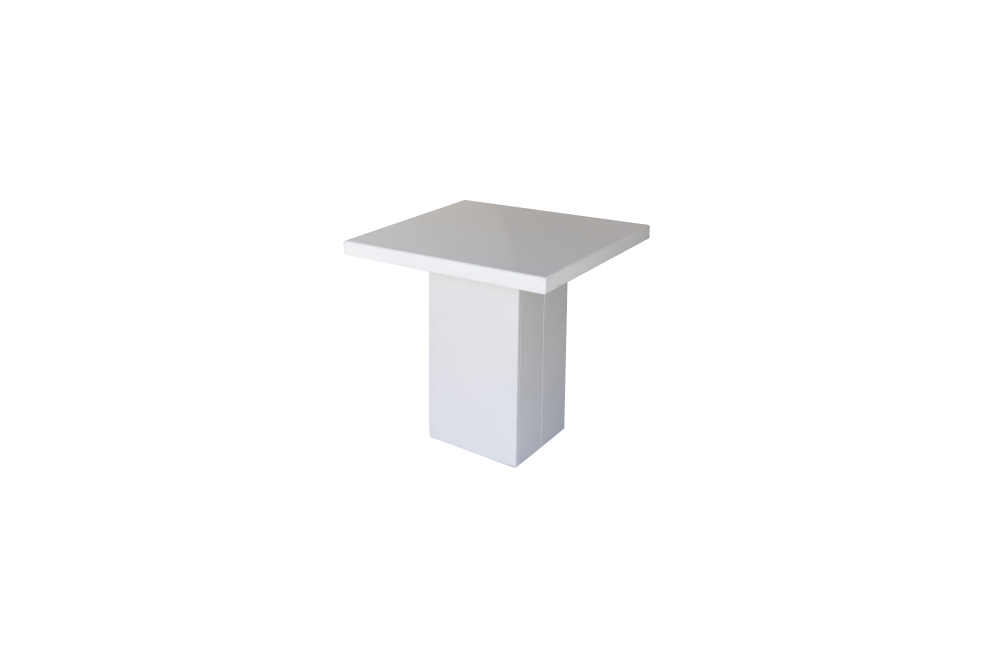 Tafel Easy white 80x80 cm