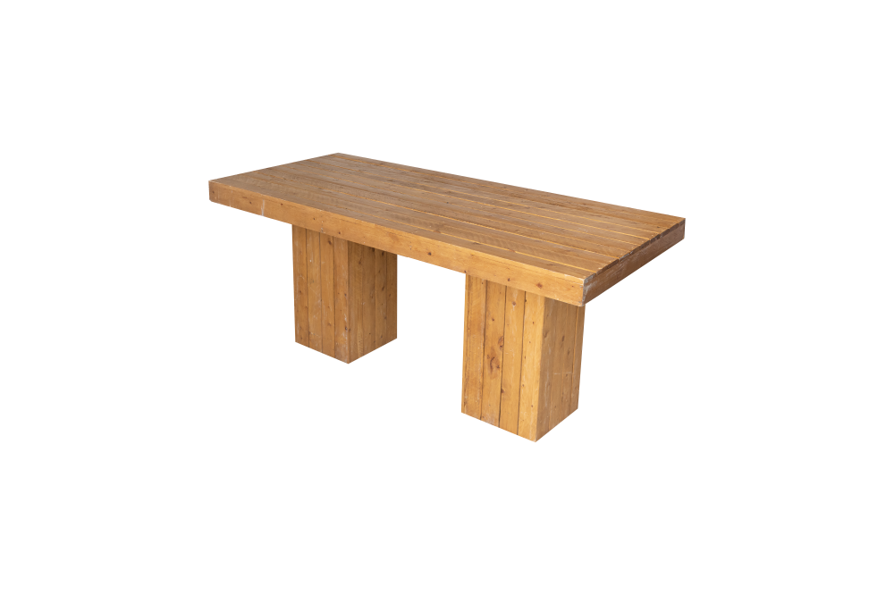 Tafel Natural wood 180x80 cm - Afbeelding 2