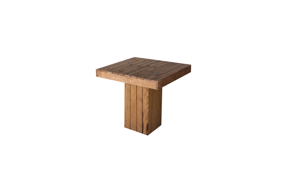 Tafel Natural wood 80x80 cm